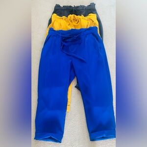 3 pairs of cropped dress pants